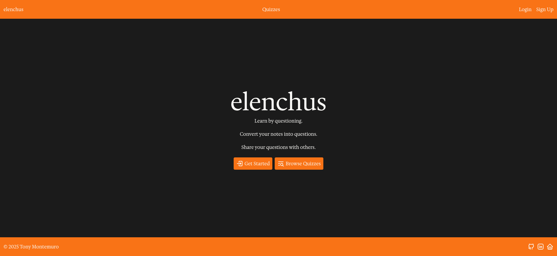 Elenchus home page