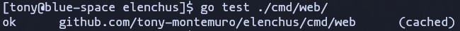go test - Cached result